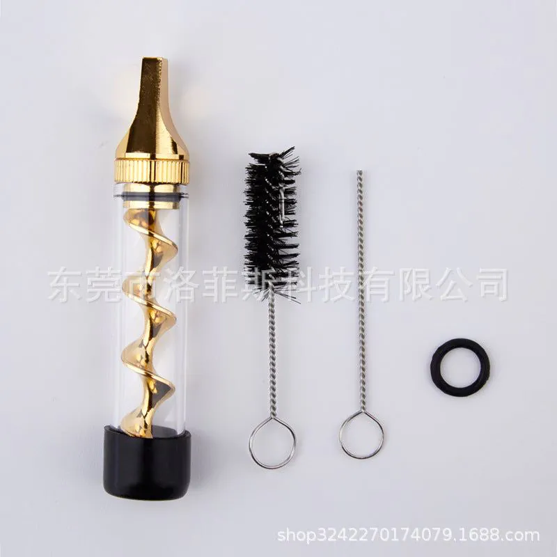 image-Spiral Dry Burning Atomizer 7Pmini2 Gold Metal 