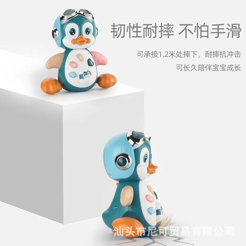 image-Penguin Musical Toy - Singing Dancing Light-Up 0-3yrs