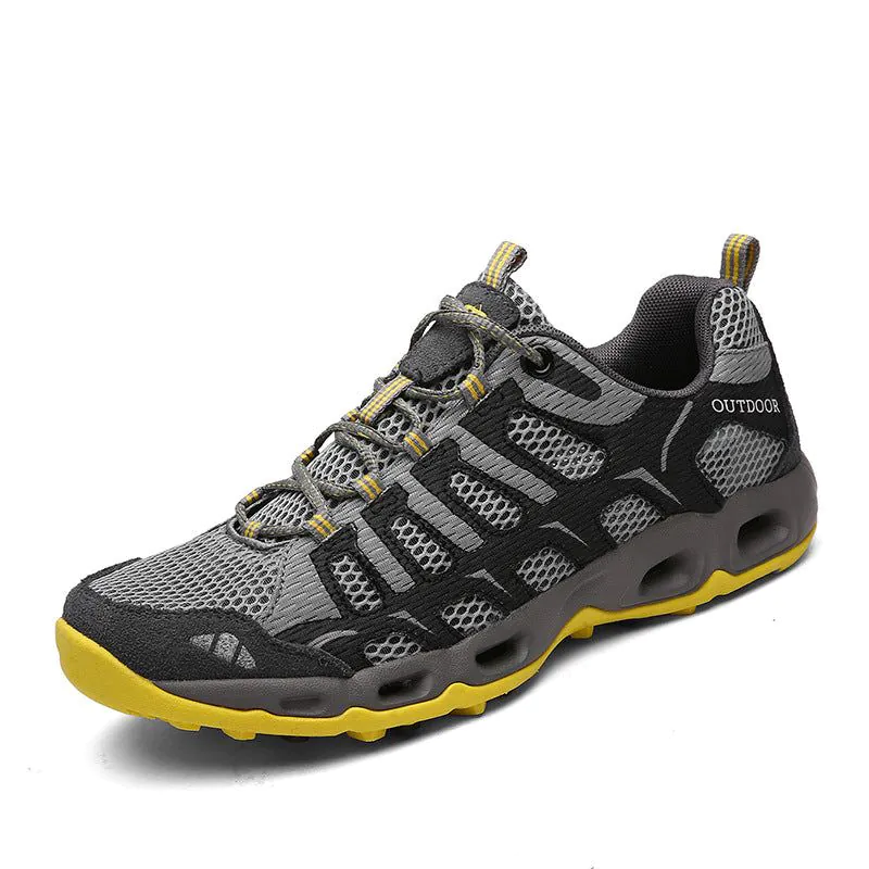image-River Tracing Shoes - Unisex Plum Red Mesh 