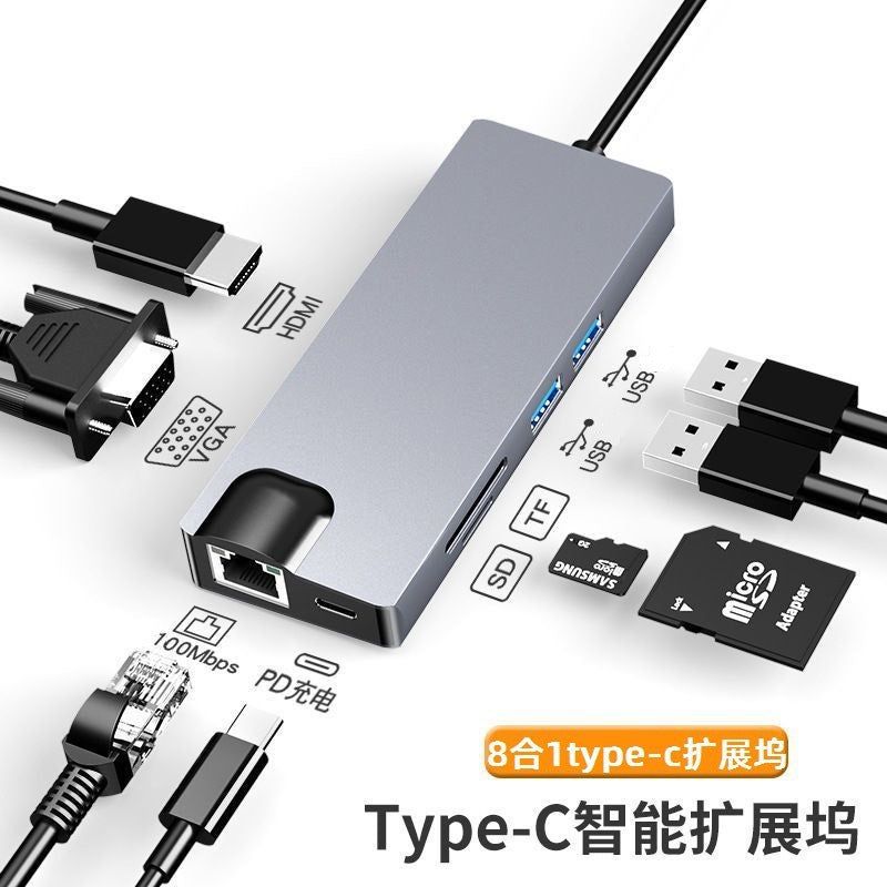 image-Alice USB-C Docking Station 8-in-1 for MacBook 