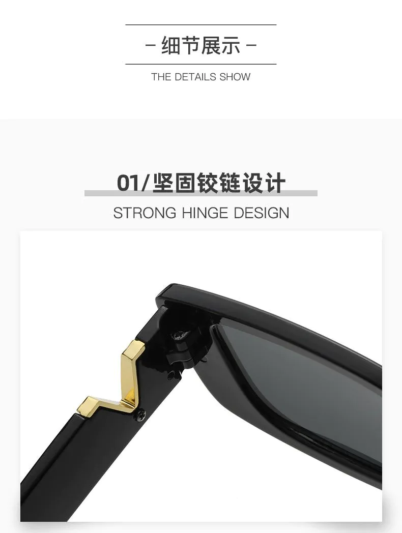 image-Small Frame Square Sunglasses - Trendy