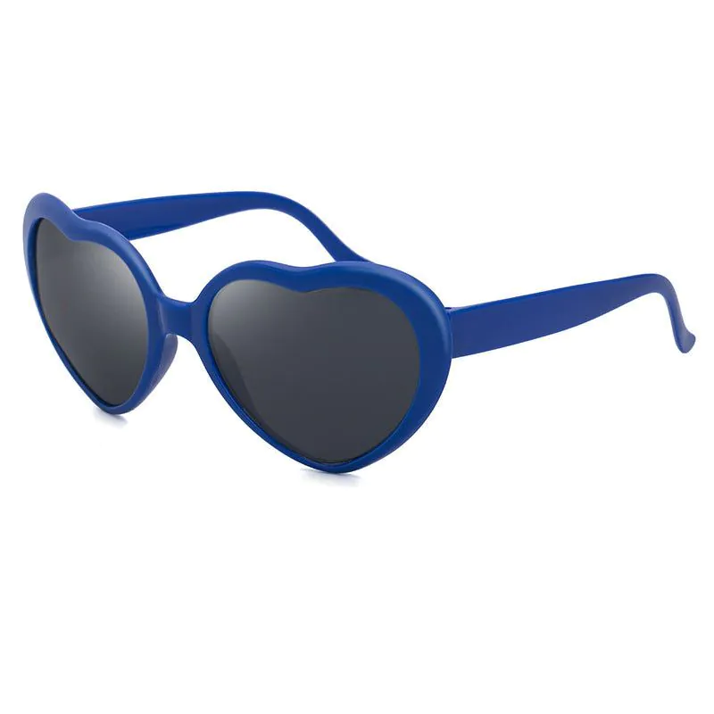 image-Mori Fox Heart Sunglasses - Black UV400