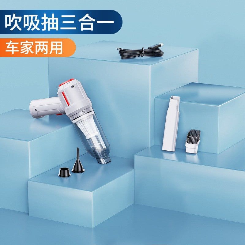 image-Car Vacuum Cleaner Mini Handheld USB Rechargeable 6000PA