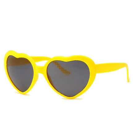 image-Mori Fox Heart Sunglasses - Black UV400