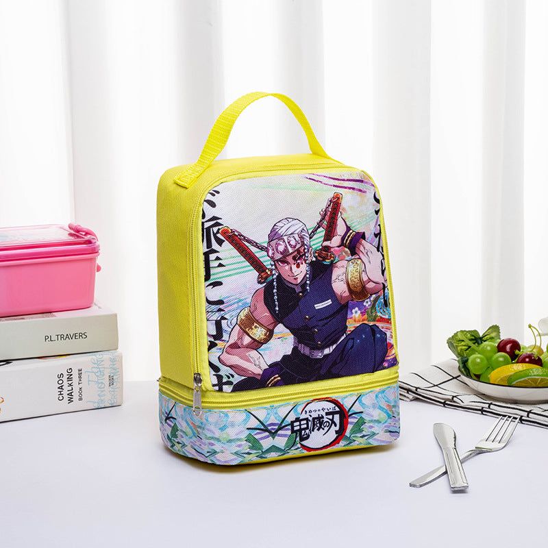 image-Children's Handbag Lunch Box Bag - Multi-functional Storage