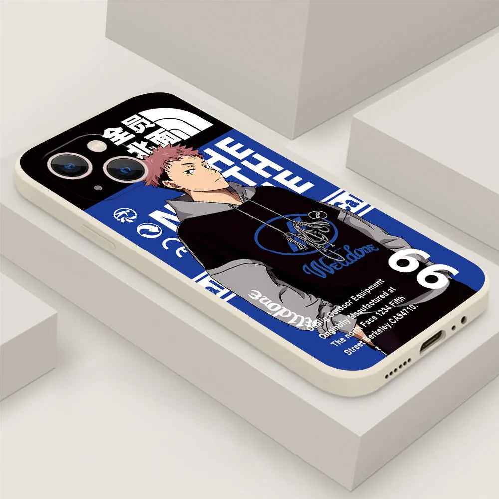 image-iPhone 14 Max TPU Cartoon Case - Anti-fall Black