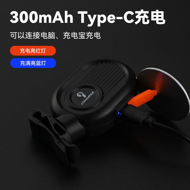 image-Bicycle Tail Light - Compact Portable Red LED Cycling