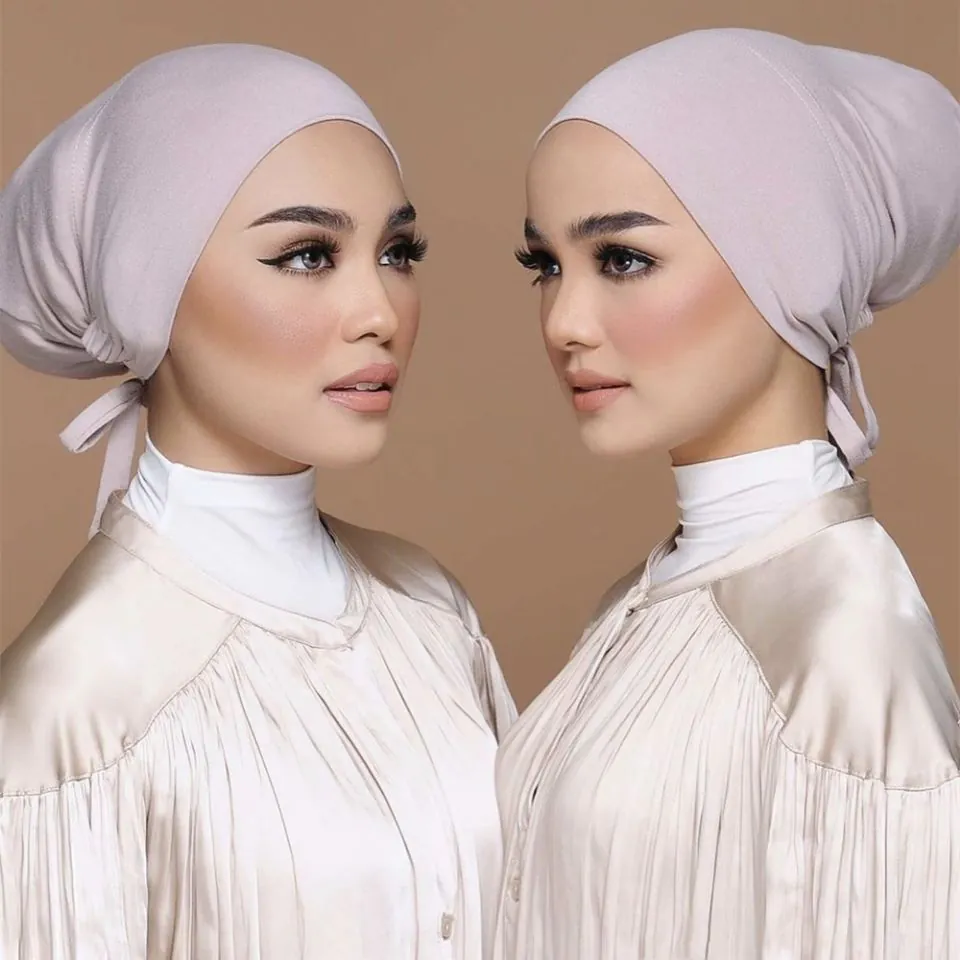 image-New Lycra Scarf - Chocolate - Adjustable Hijab with Shade Function