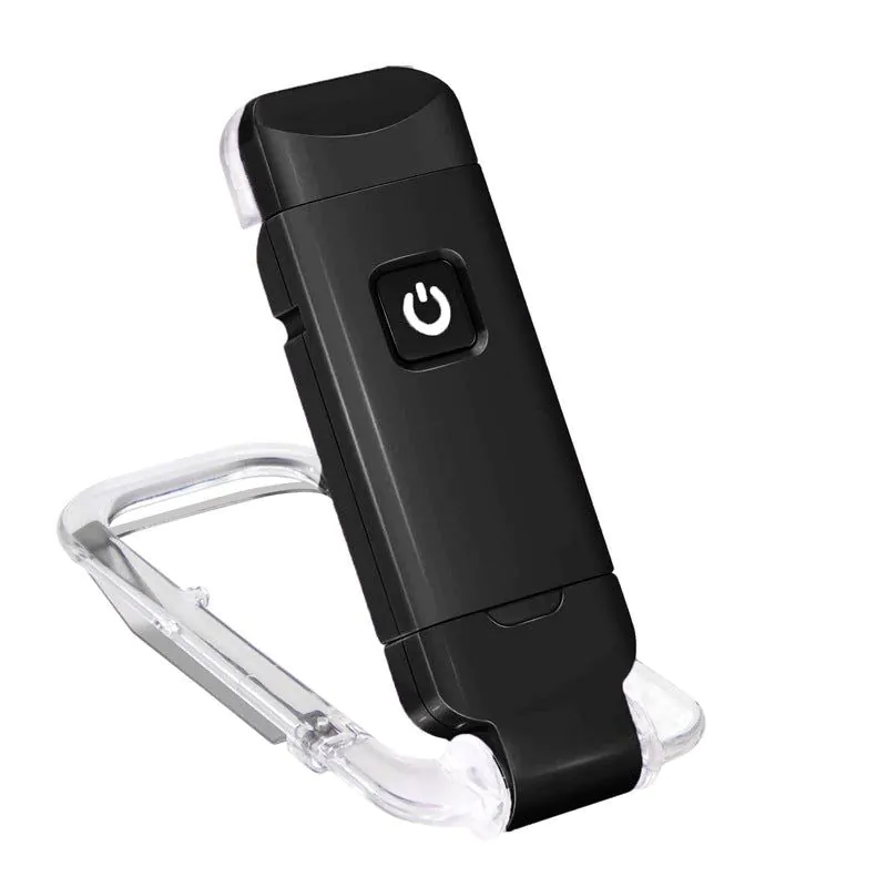 image-USB Clip Book Light - Black 3 Color Temp
