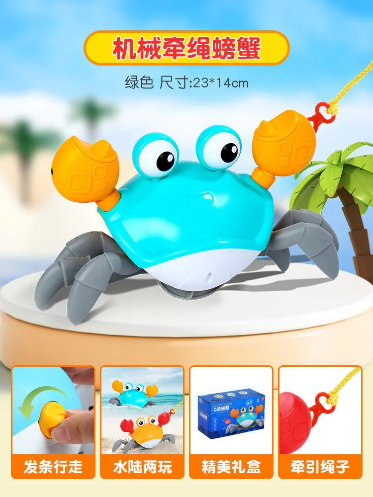 image-Sensor Escape Crab Toy - Orange Induction Interactive