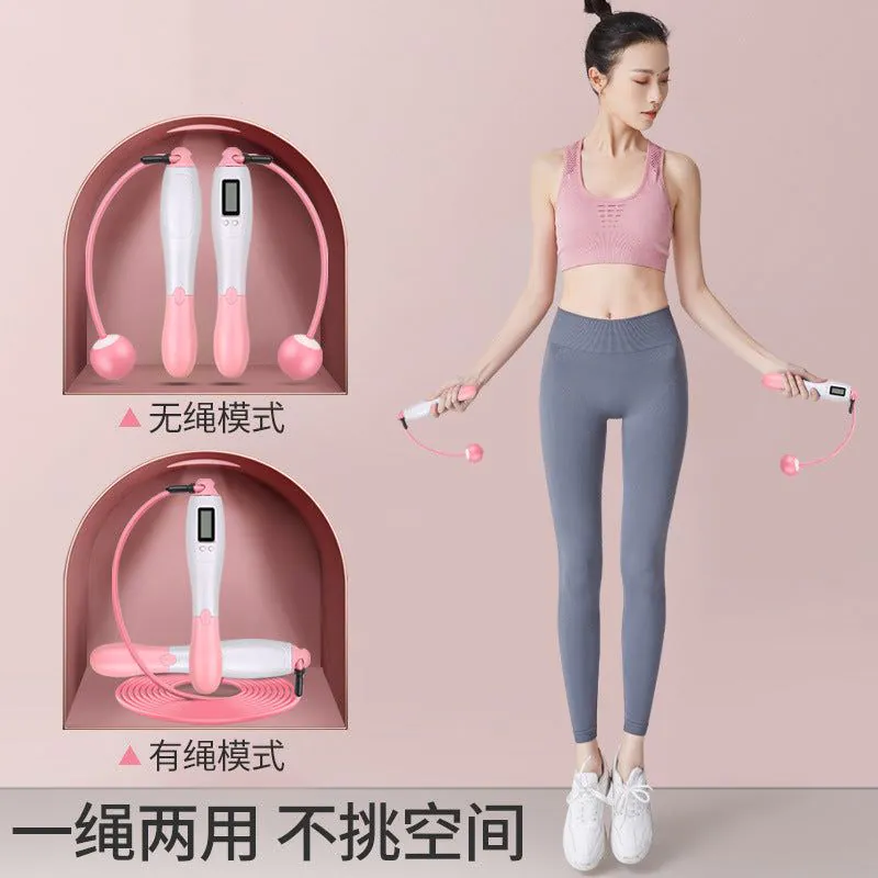 image-Powder Smart Skipping Rope Ball - Dual-Use Electronic Counting