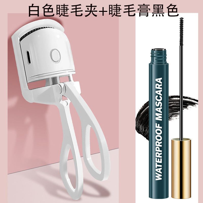 image-Electric Eyelash Curler - Long-Lasting Heat