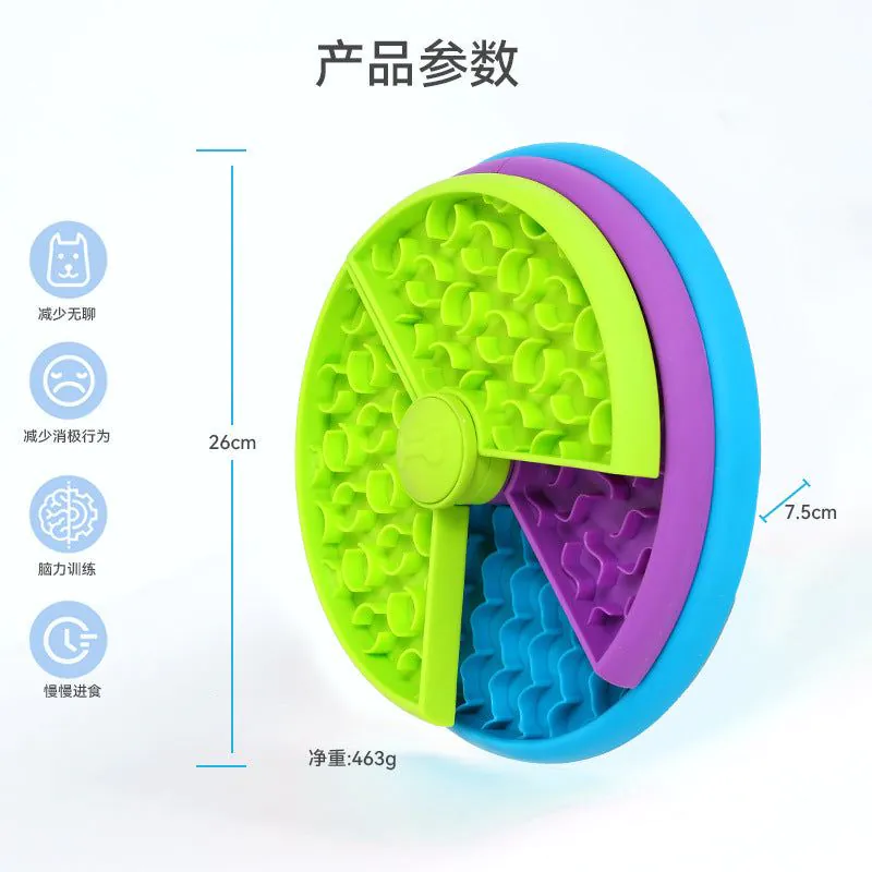 Pelag Three-Layer Rotating Slow Feeder Pet Bowl - PP Material