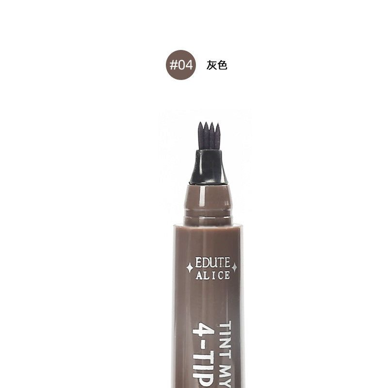 image-Eyebrow Pencil 4-Head Fork Waterproof Long-Lasting 