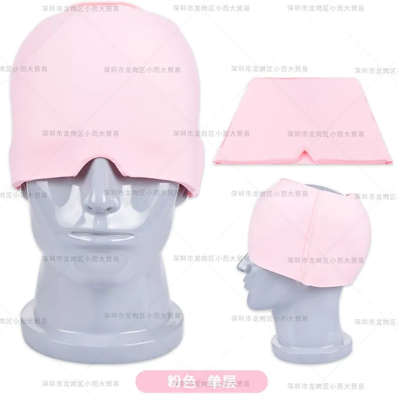 image-Ice Compress Headache Relief Cap - Gel Cold Therapy 