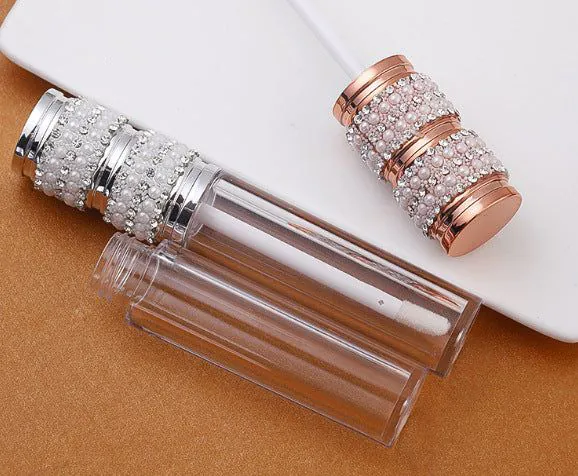 image-Diamond Lip Gloss Tube - 5ML ABS Plastic