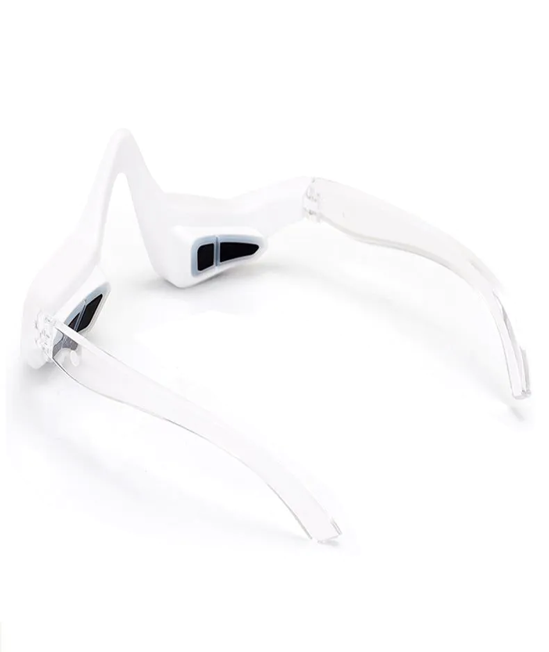 image-Limit EMS Microcurrent Eye Massager - Red Light White