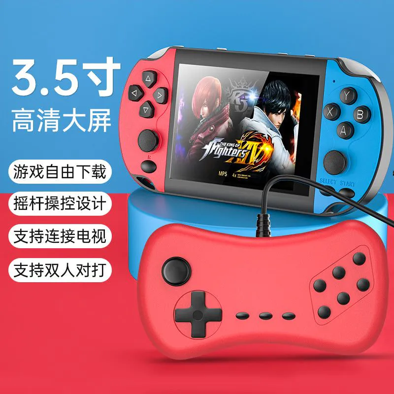 image-3.5" Handheld Game Console - 64-bit Retro Arcade GBA NES 