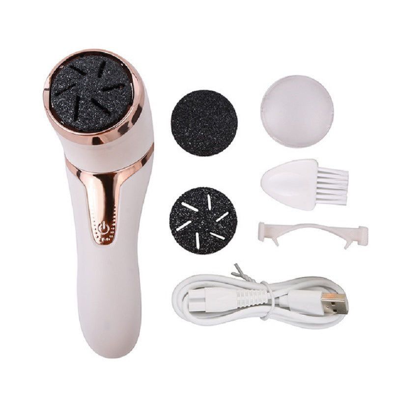 image-Electric Foot Grinder - Black with 10 Accessories USB