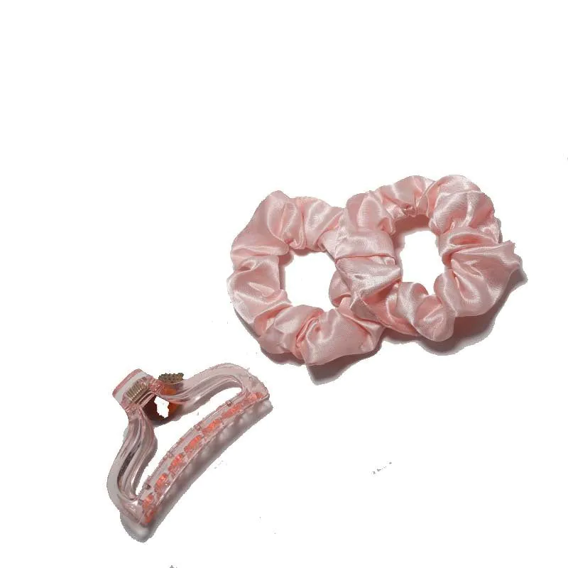 image-Foam Sponge Curling Iron Set - Pink Large Wave