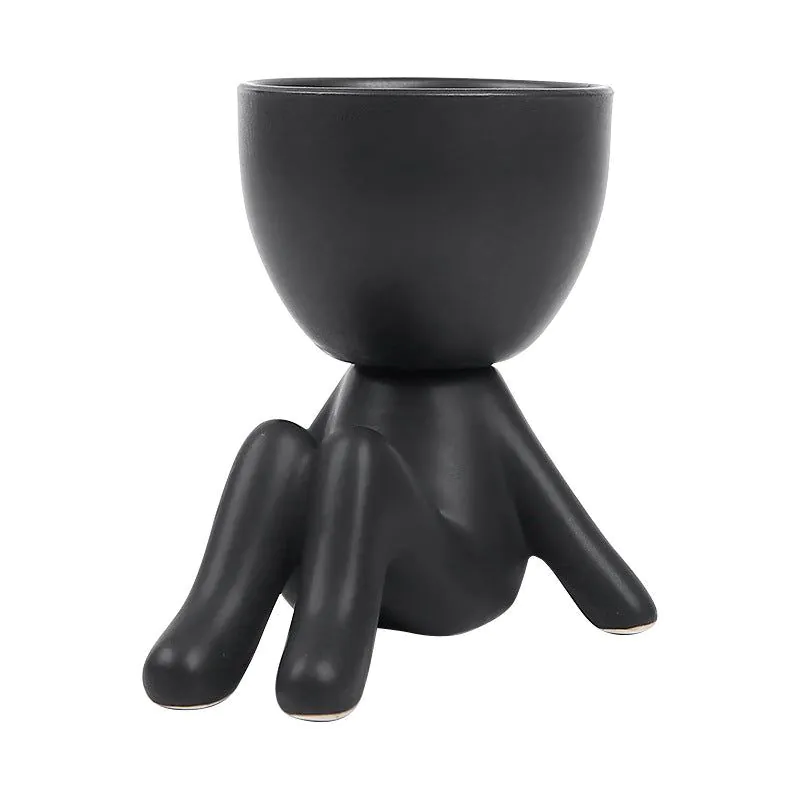 image-Sanwuxuan Nordic Ceramic Succulent Pot