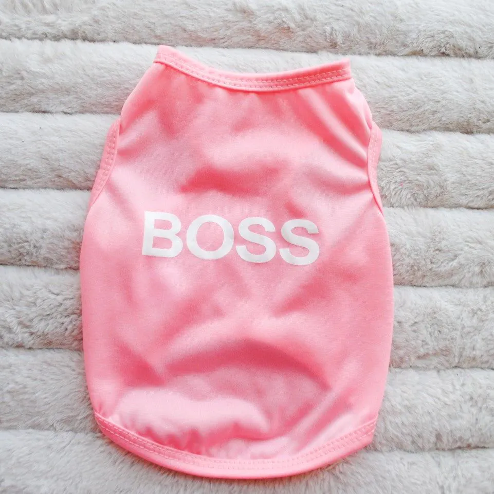 image-Pet Clothes Summer Vest Breathable Polyester