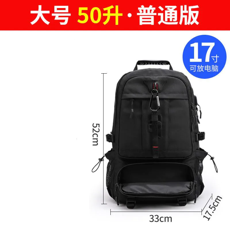 image-Travel Backpack Men 80L Camouflage Large