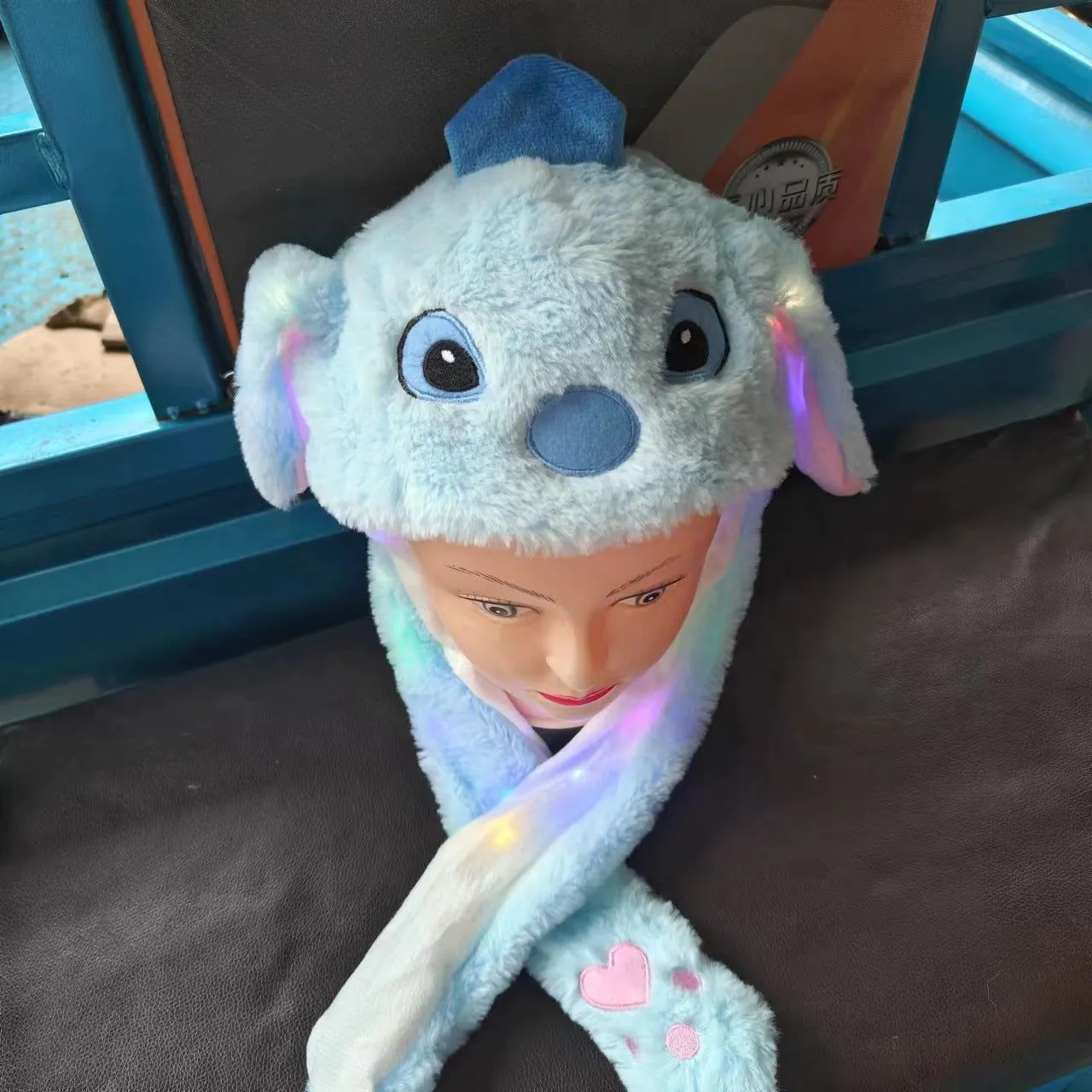 image-Rabbit Plush Hat - Moving Ears Kids Warm