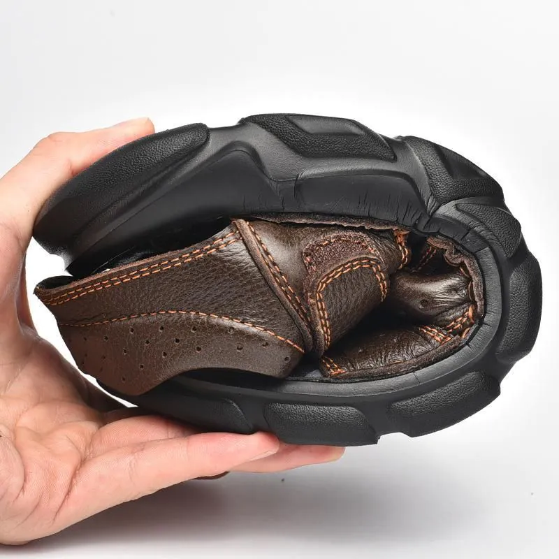 image-Tuttle Men's Cork Sandals - Black Size 48 