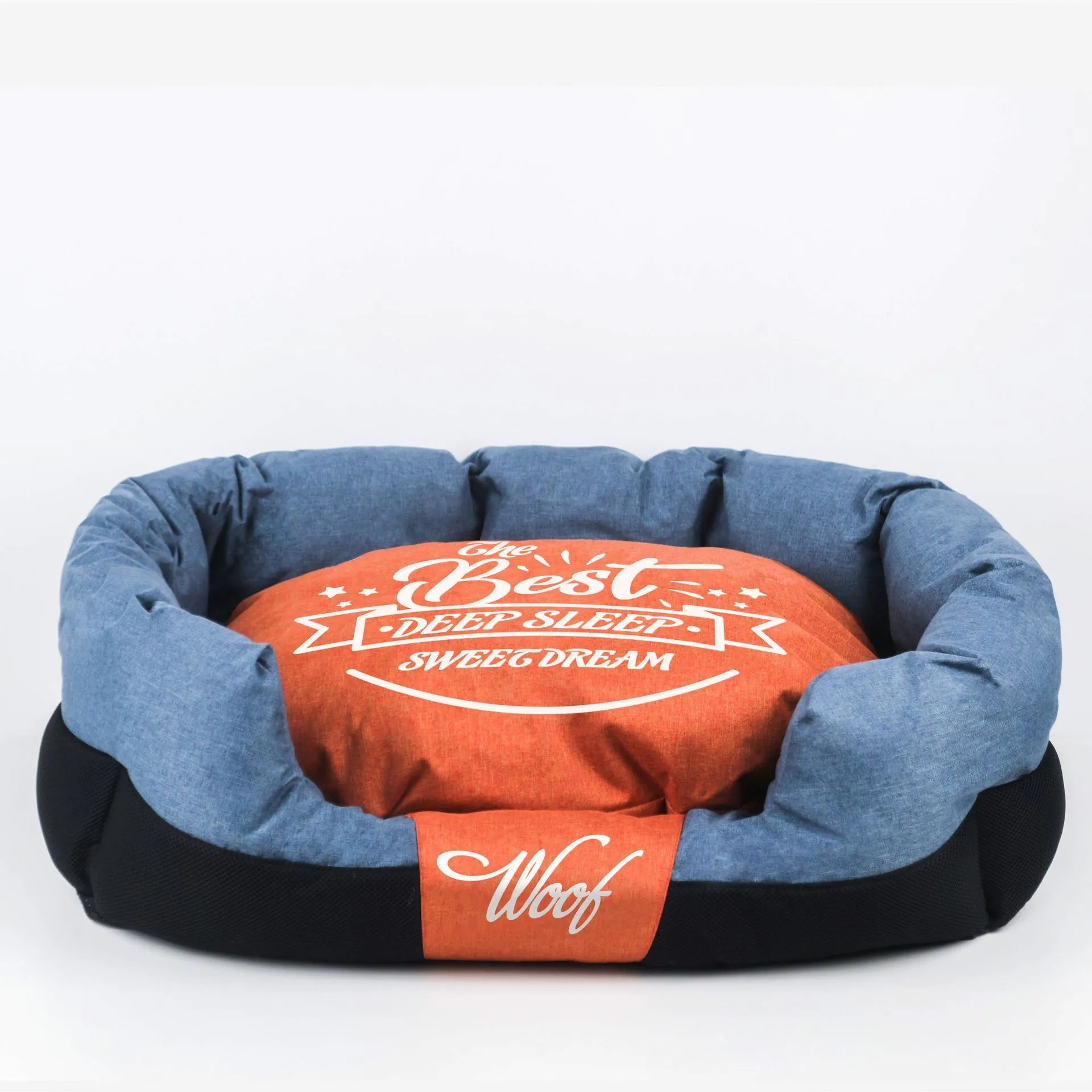 image-Pet Mobilization Square Kennel Bed - Denim Blue
