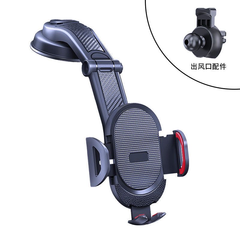 image-Car Phone Holder Suction Cup Dashboard Mount