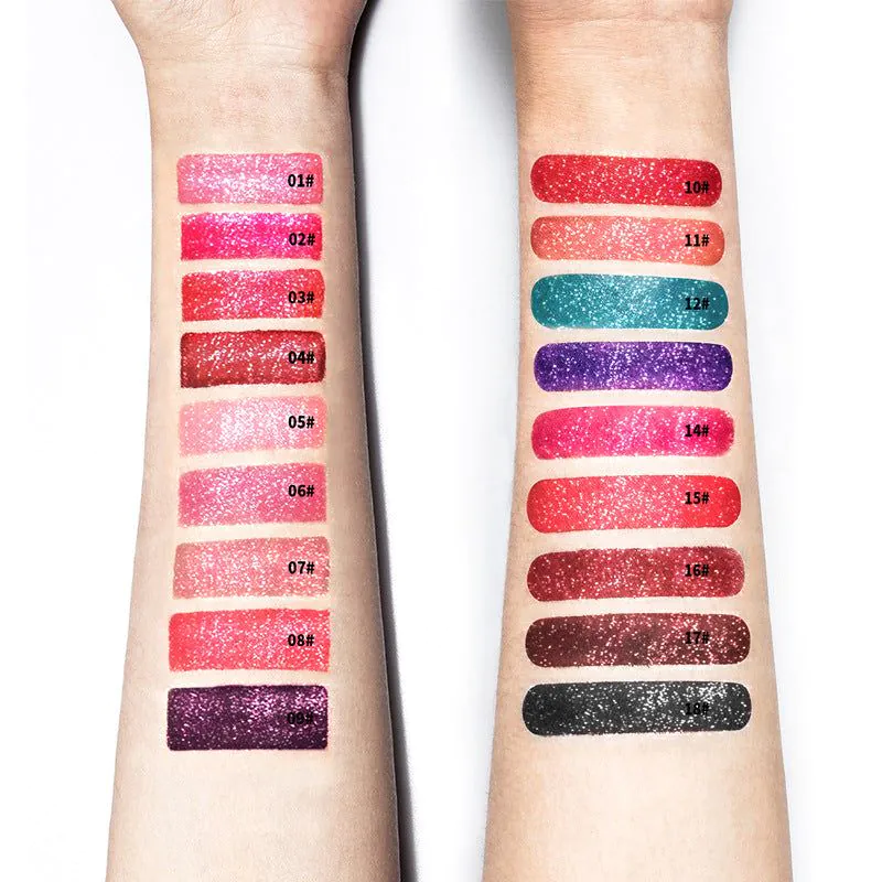 image-Pudaier Pearlescent Lip Gloss - Matte Waterproof 19#