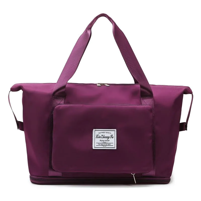 image-Travel Bag Dry Wet Separation Medium Gray 