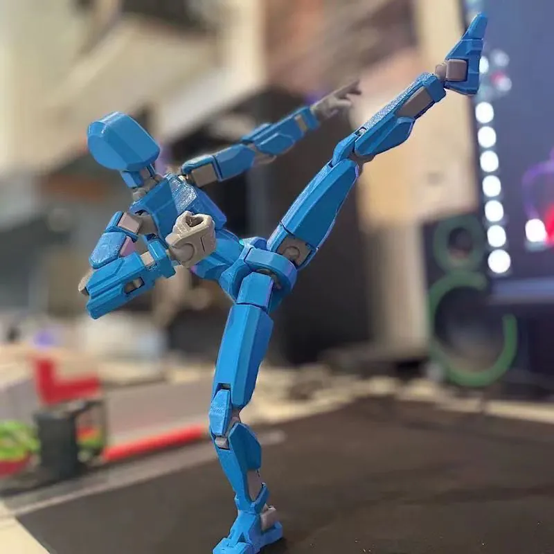image-Dummy13 3rd Gen Articulated Action Figure - 3D Printed Plastic