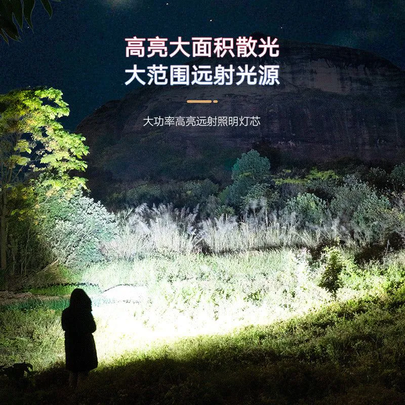 image-Shark ABS High Light Flashlight - 3W LED Portable Outdoor