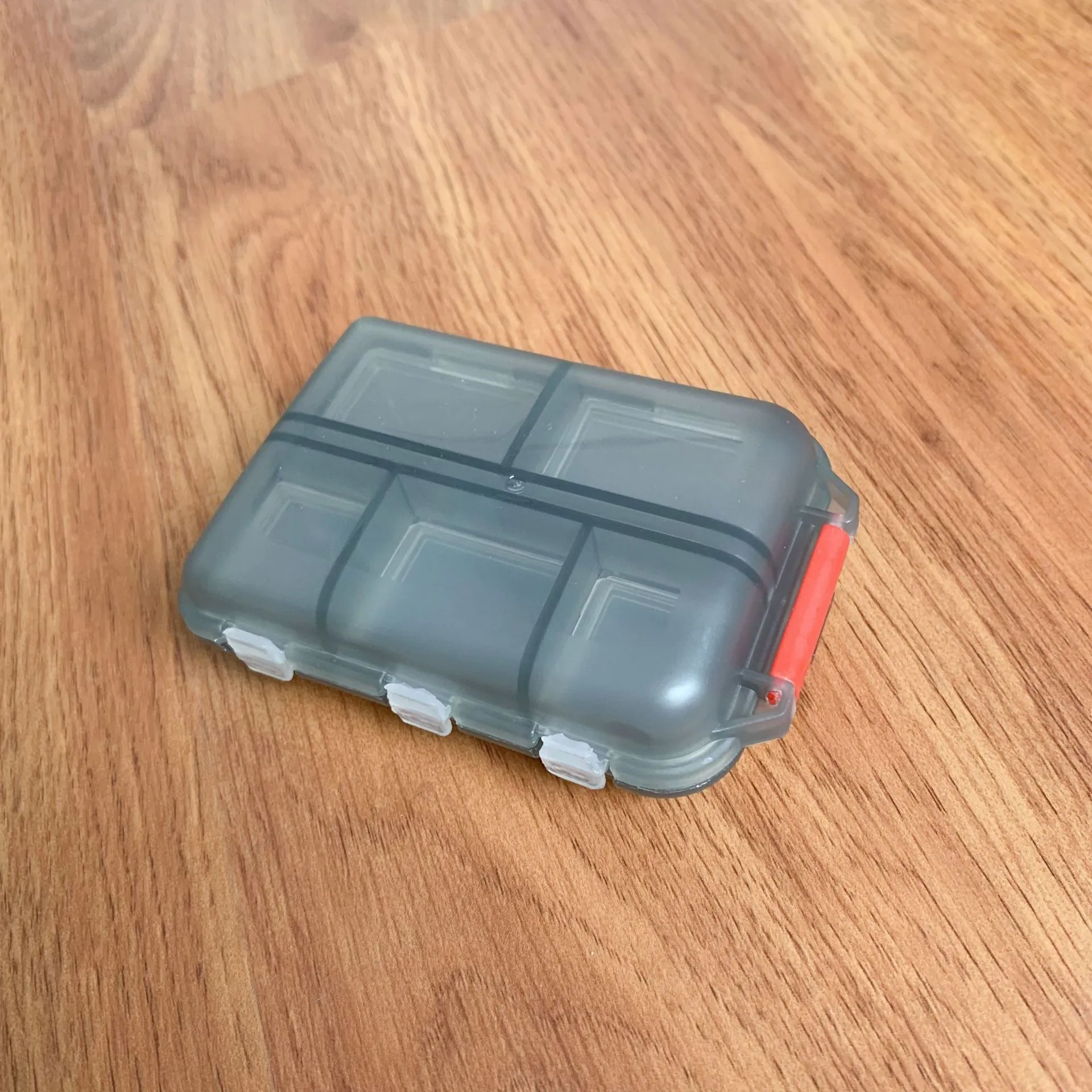 image-10-Grid Pill Box Storage - Blue Portable