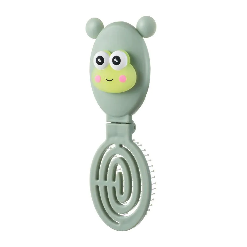image-Pocket Monsters Folding Comb - Blue Portable Hair 