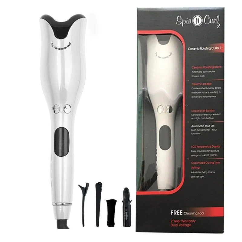 image-Kelan Automatic Hair Curler - Ceramic 25W Black