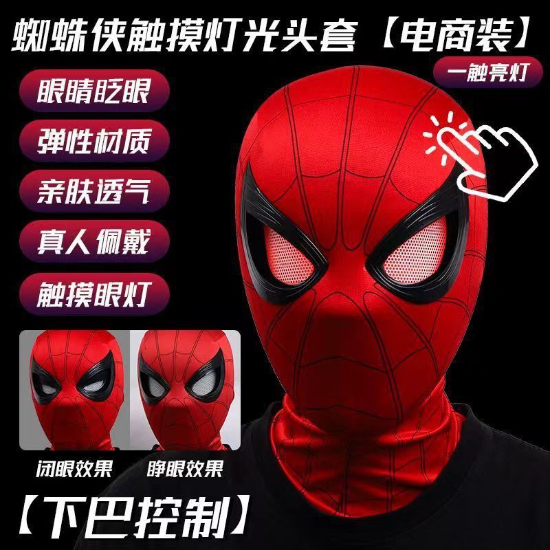 image-Spider-Man Hood Movable Eyes Blinking Mask