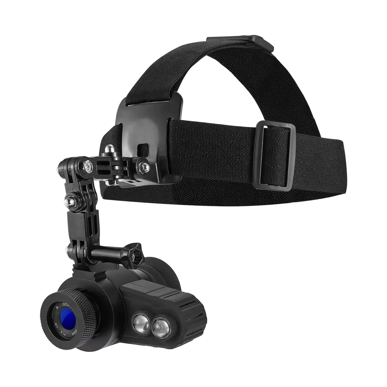 image-Night Vision Head-Mounted Cross Cursor Telescope - Black