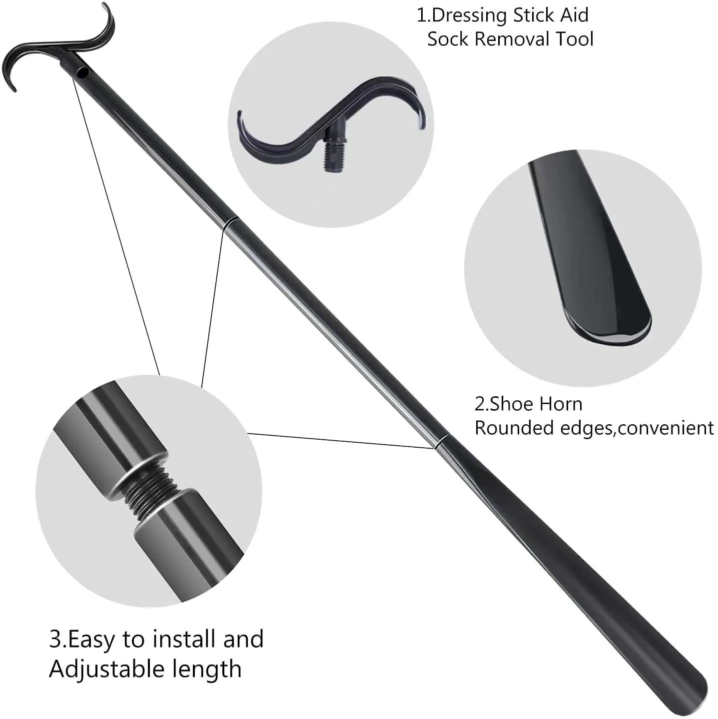 image-Sock Dressing Aid - Elderly Pregnancy Helper Tool