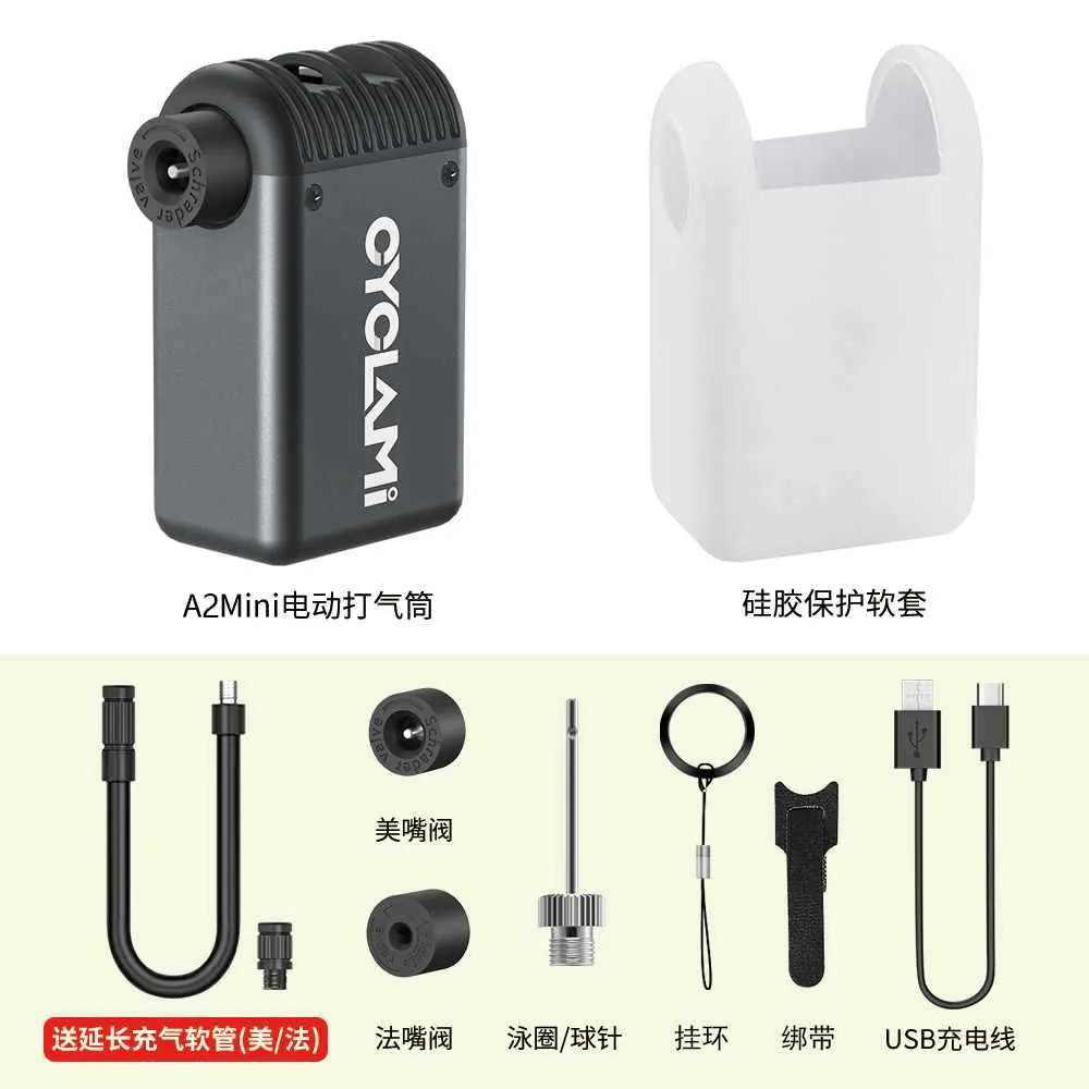image-Portable Mini Bicycle Pump for Road Bikes