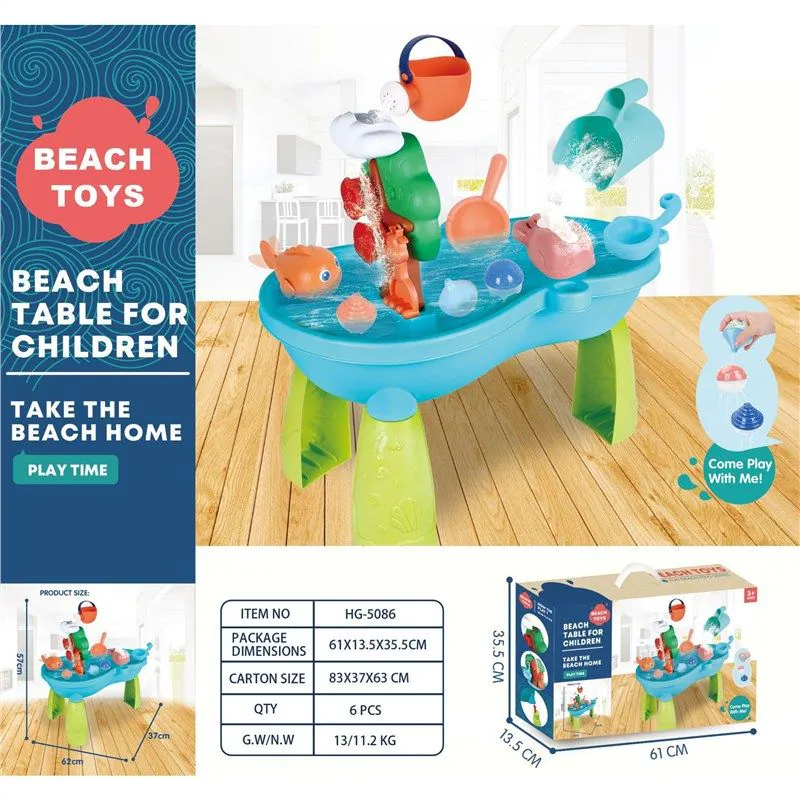 image-Pro-Exchange Beach Table Sand Play Set