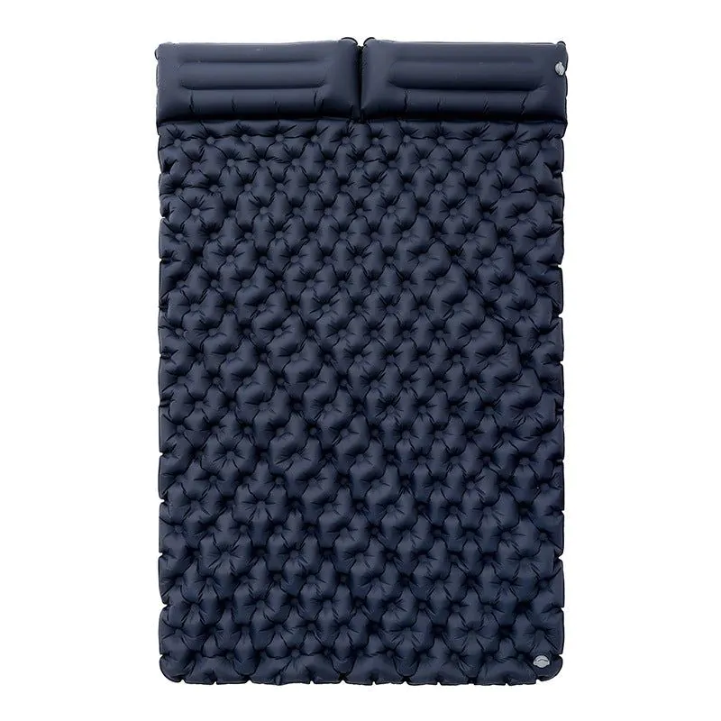 image-Double Inflatable Camping Sleeping Pad 200x120cm Nylon