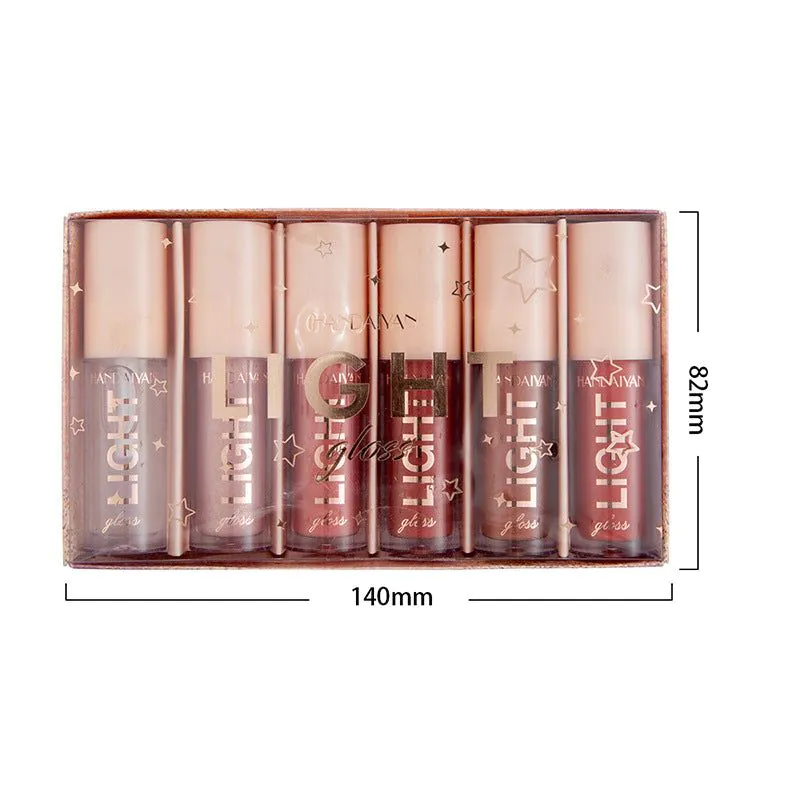image-HANDAIYAN Mirror Lip Gloss Set 6 Piece - Type B