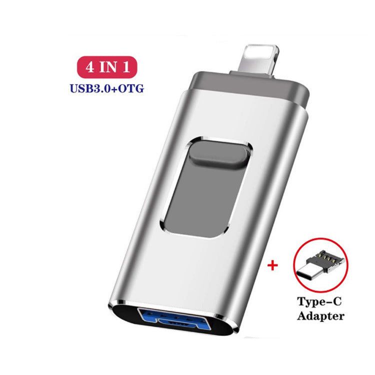 image-OTG USB Flash Drive 4-in-1 iPhone Android USB-C