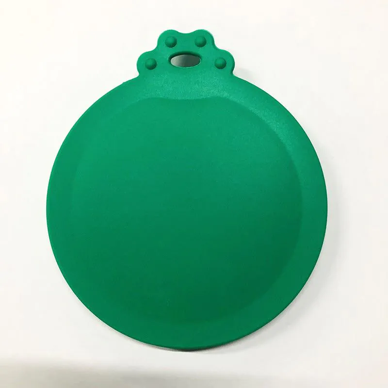image-Silicone Pet Food Can Lid - Orange 