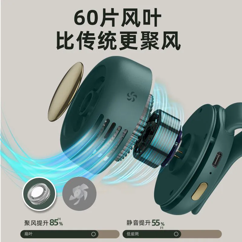 image-2024 Mini Portable Clip Fan - Leafless 