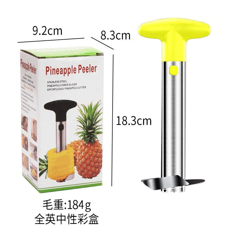 image-Stainless Steel Pineapple Knife - Black