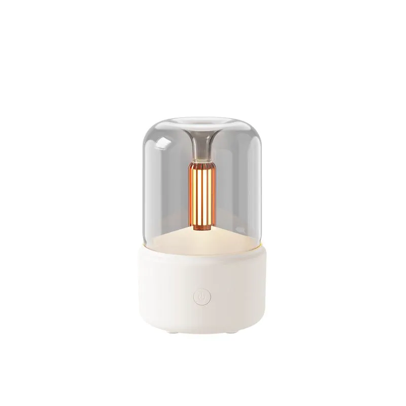 image-2022 Candlelight Aromatherapy Humidifier USB Desktop